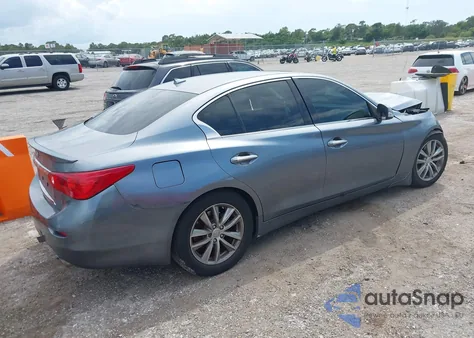 2014 Infiniti Q50 Premium from USA, damaged, VIN JN1BV7AP1EM681318